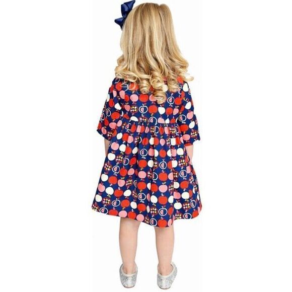 NEW smiling button Toddler Girls 12-18 Months Winnie Dress - Picture 2 of 8